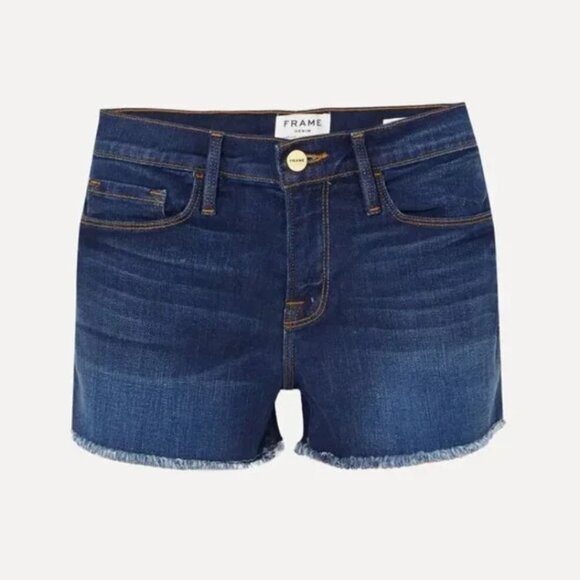 Frame Le Cutoff Denim Shorts 27 - Picture 5 of 5